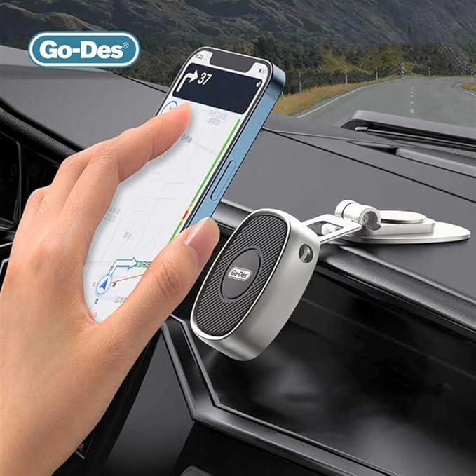 Folding Magnetic Car Phone Holder