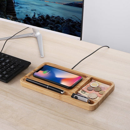 Bamboo Wood Wireless Charger