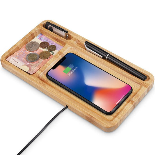 Bamboo Wood Wireless Charger - Zambeel