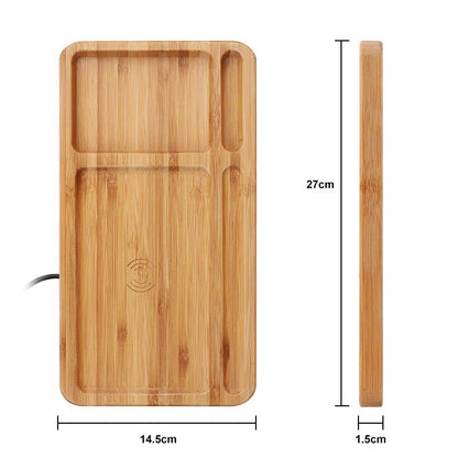 Bamboo Wood Wireless Charger