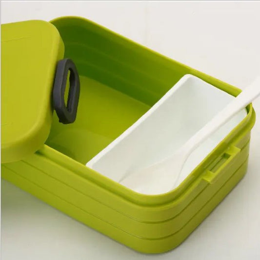 Portable Lunch Box With Water Bottle