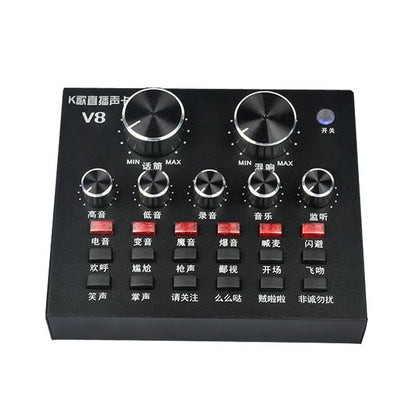 V8 Sound Card Mobile Computer Universal